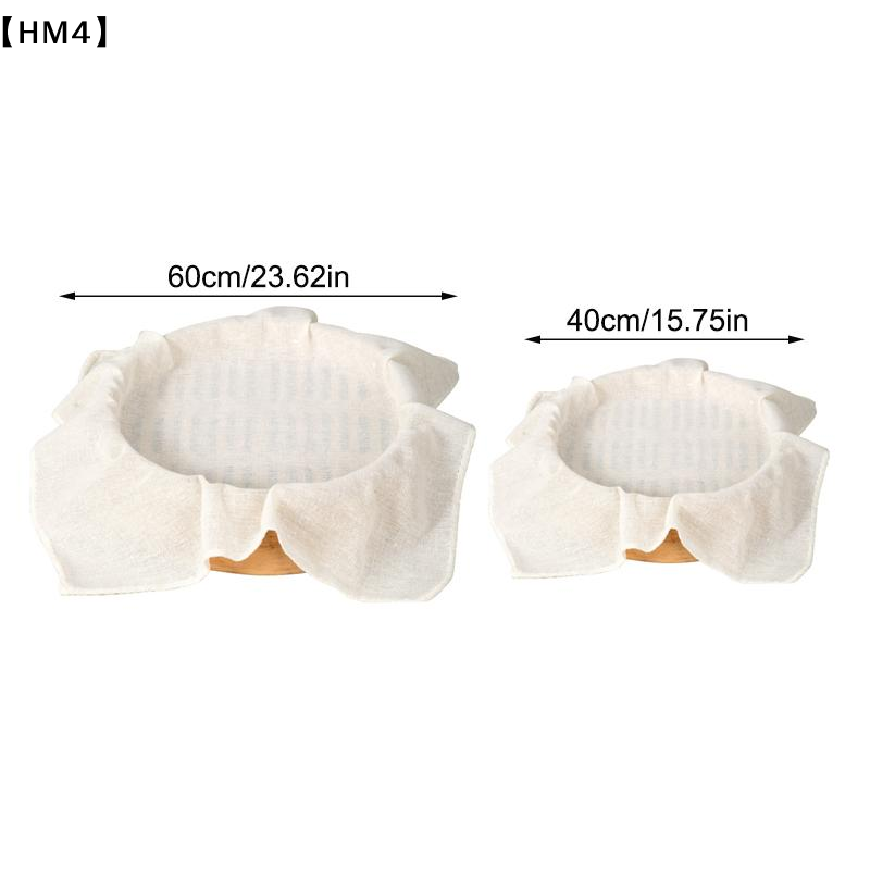 Kitchen Equipment For Baking - 3 個 40/60 センチメートル純綿蒸し布家庭用引き出し布蒸し米とパンマットラウンド綿ガーゼキッチン蒸し器〔HM4〕