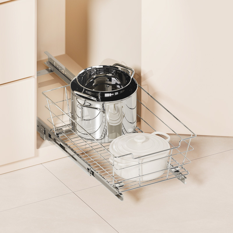 ステンレス製キッチンキャビネット用引き出し式収納ラック、緩衝 - Kitchen Cabinet Baking Organizer のレビューと価格