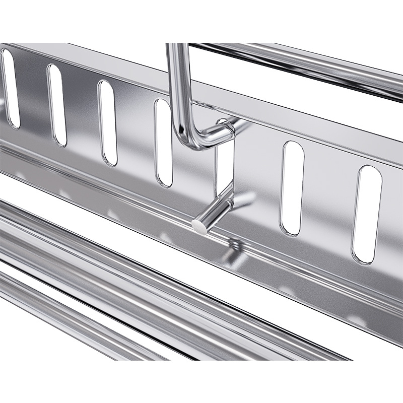 ステンレス製キッチンキャビネット用引き出し式収納ラック、緩衝 - Kitchen Cabinet Baking Organizer のレビューと価格