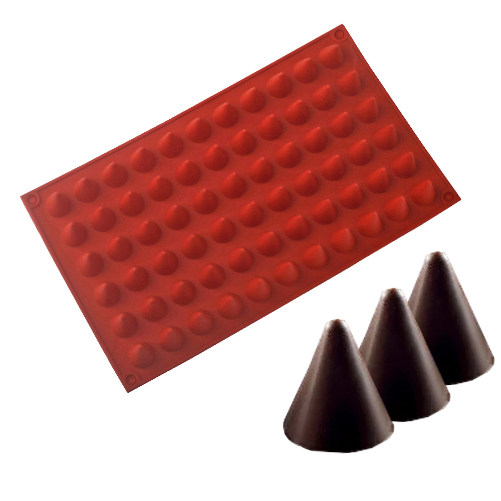 シリコンコーンチョコレートベーキングモールド、食品グレード、 - Kitchen Equipment For Baking のレビューと価格