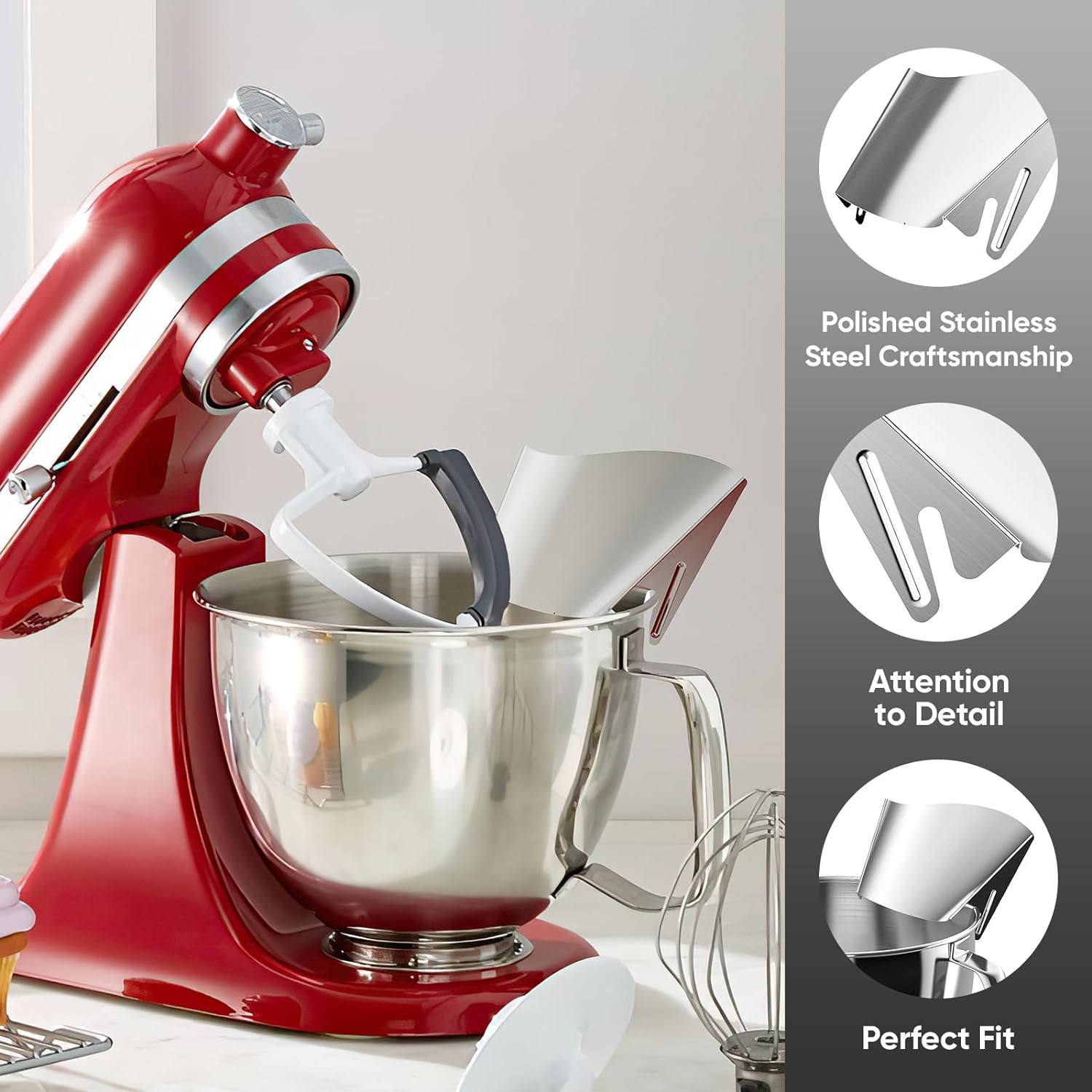 キッチンエイドスタンドミキサーステンレススチールボウル用ポア - Kitchenaid Baking Set のレビューと価格