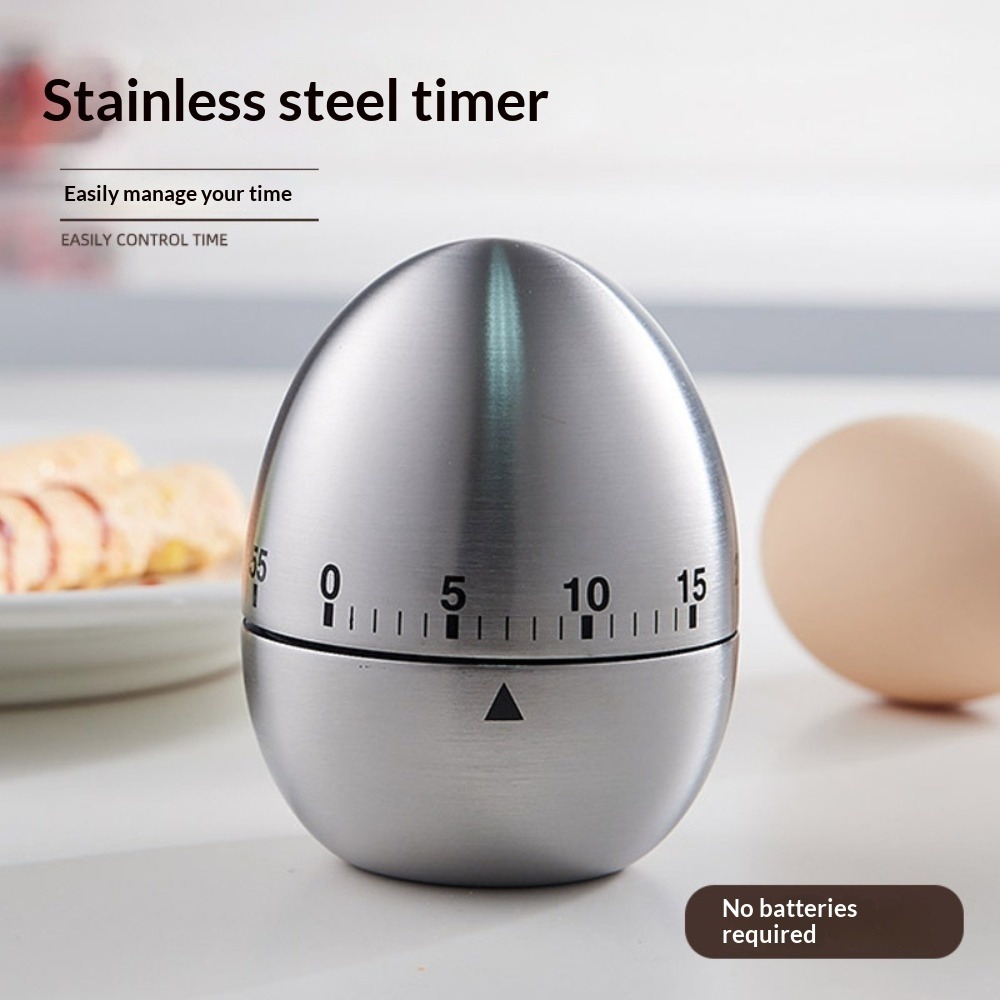 創造的な卵型の機械式タイマー 60分カウントダウン キッチン - Baking Kitchen Hourly のレビューと価格