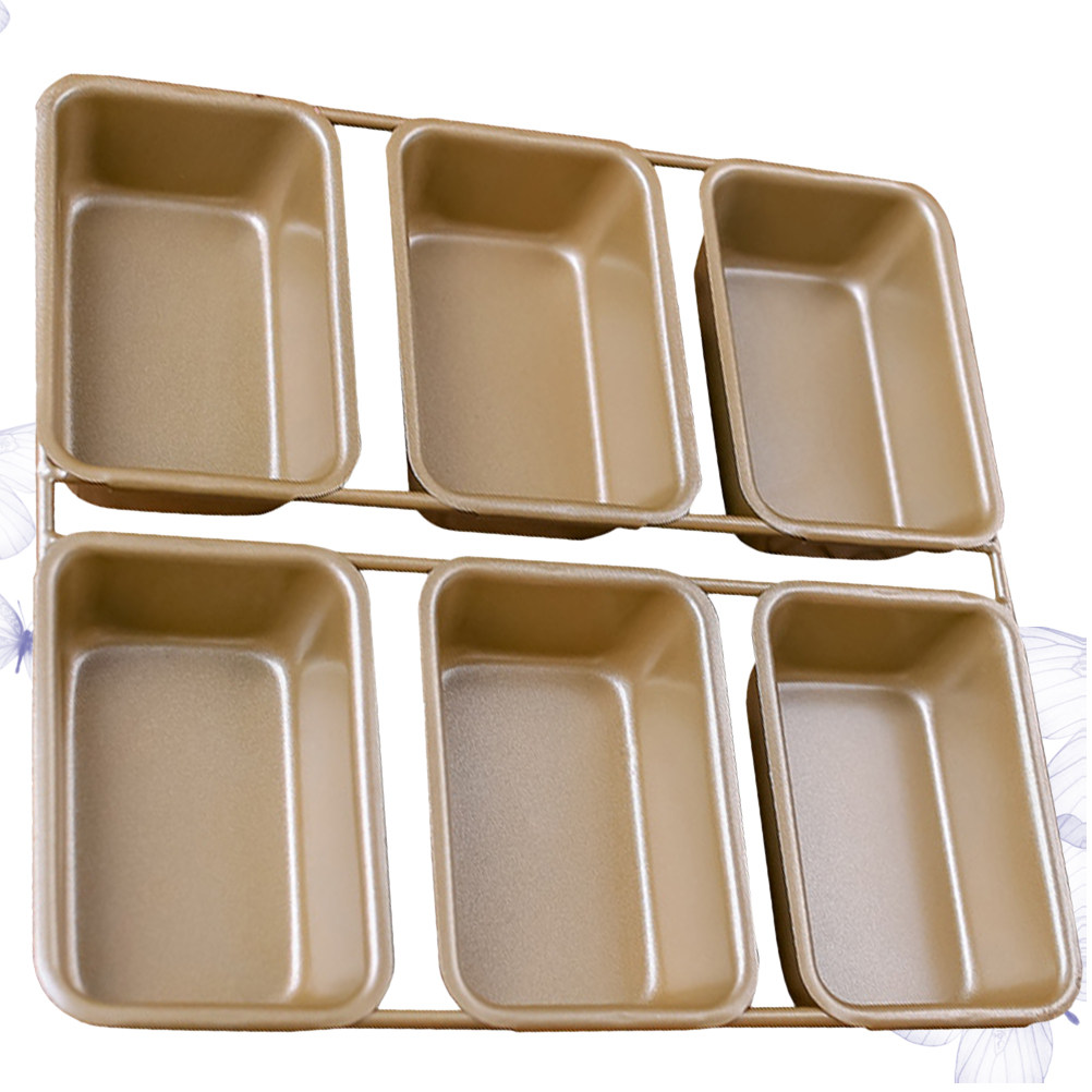 6マスの焼き型、パンやケーキを焼くのに最適な、焦げ付き防止加 - Kitchen Baking Tray のレビューと価格