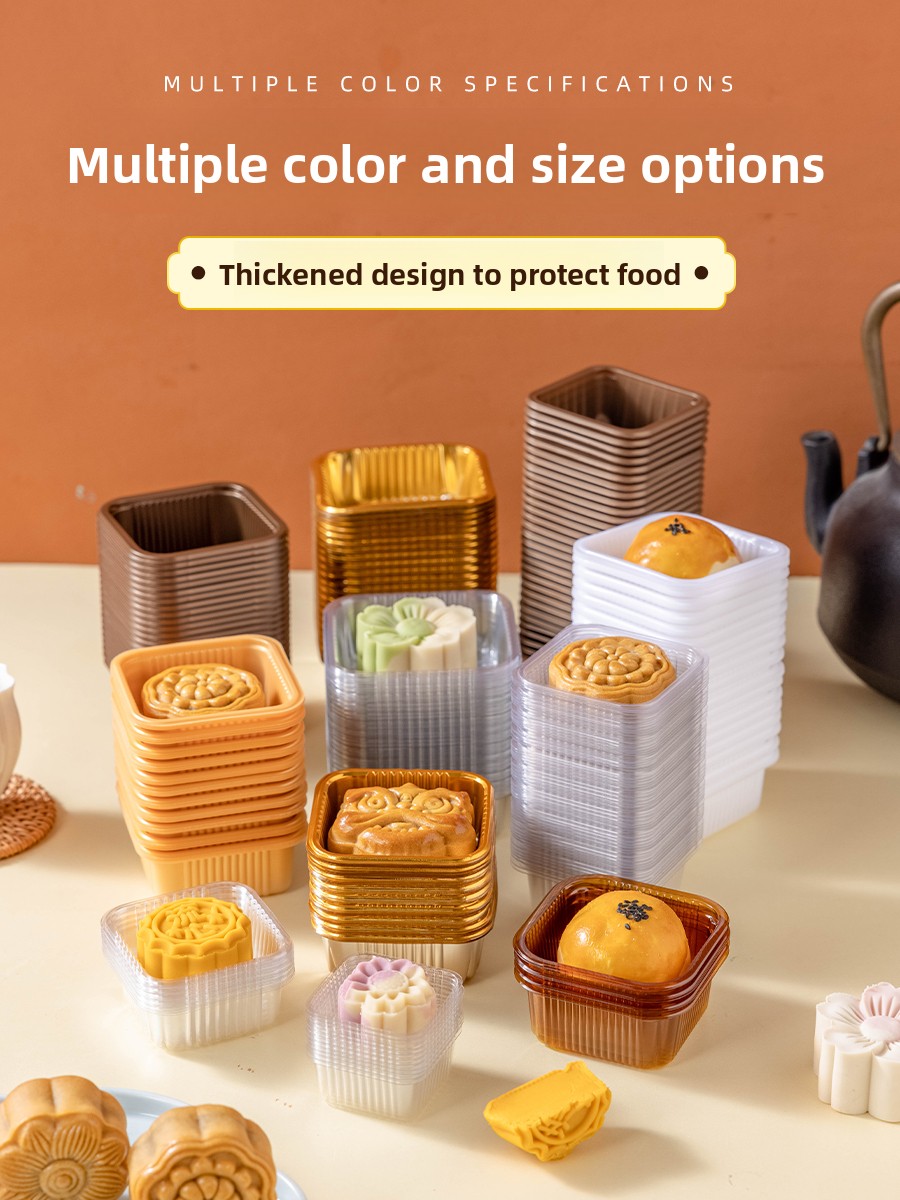 厚みのあるプラスチック製月餅包装箱ベーストレイ緑豆ケーキ独立 - Kitchen Baking Tray のレビューと価格