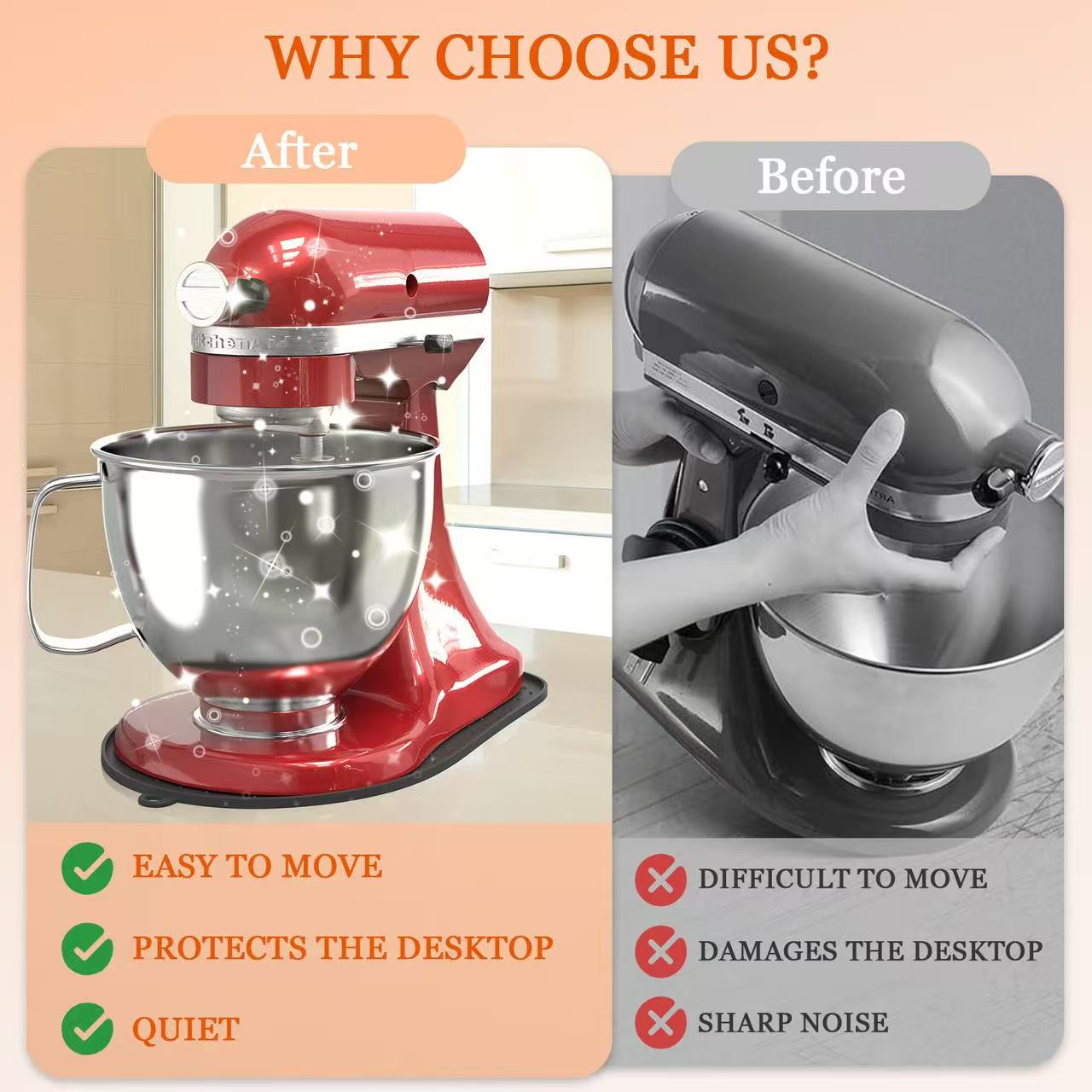 シリコン製スライディングマット キッチンエイドスタンドミキサ - Kitchenaid Baking Set のレビューと価格