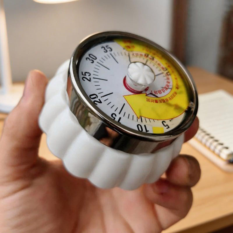 ミニ磁気ステンレススチールキッチンタイマー、60分機械式カウ - Baking Kitchen Hourly のレビューと価格