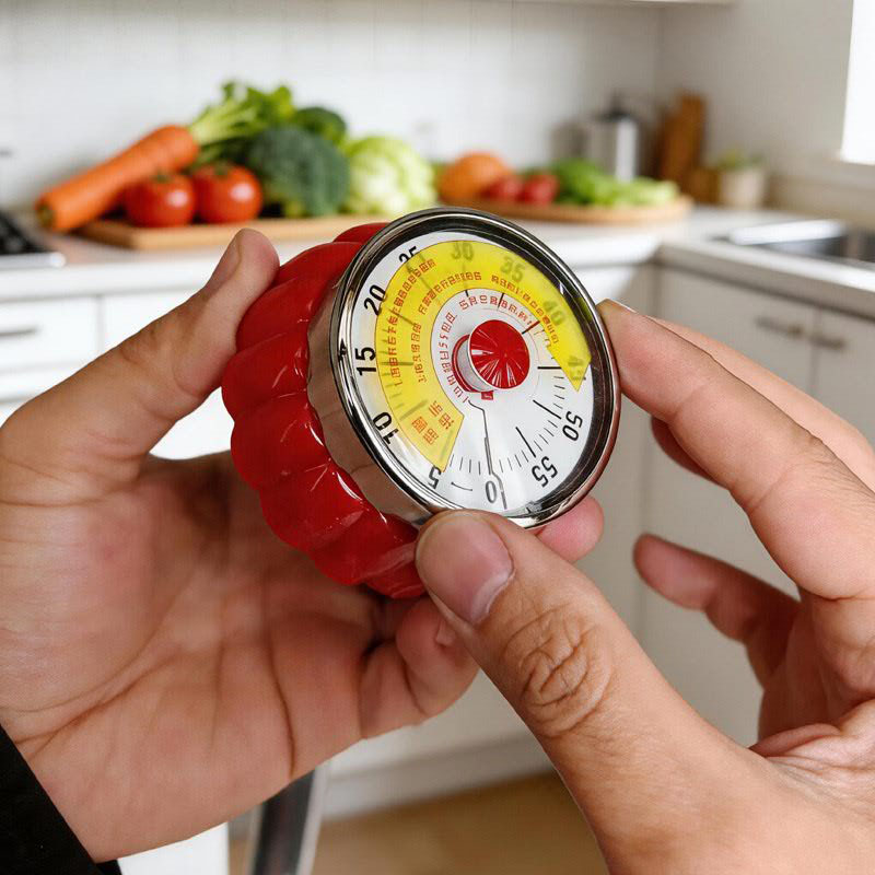 ミニ磁気ステンレススチールキッチンタイマー、60分機械式カウ - Baking Kitchen Hourly のレビューと価格