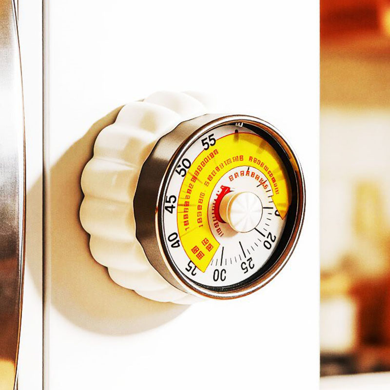 ミニ磁気ステンレススチールキッチンタイマー、60分機械式カウ - Baking Kitchen Hourly のレビューと価格
