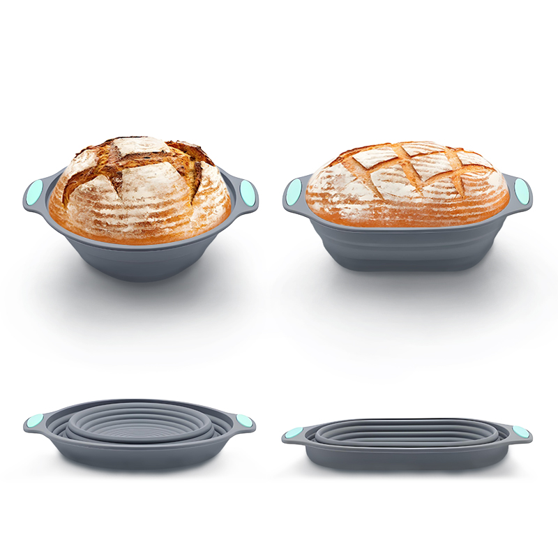 1PC シリコン製折りたたみ式バンネットパン発酵バスケット  - Kitchen Equipment For Baking のレビューと価格