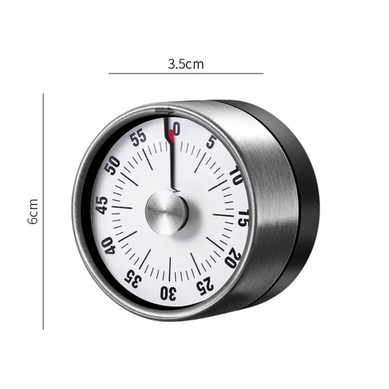 1pc ビジュアルタイマー機械式カウントダウンタイマーキッチ - Baking Kitchen Hourly のレビューと価格