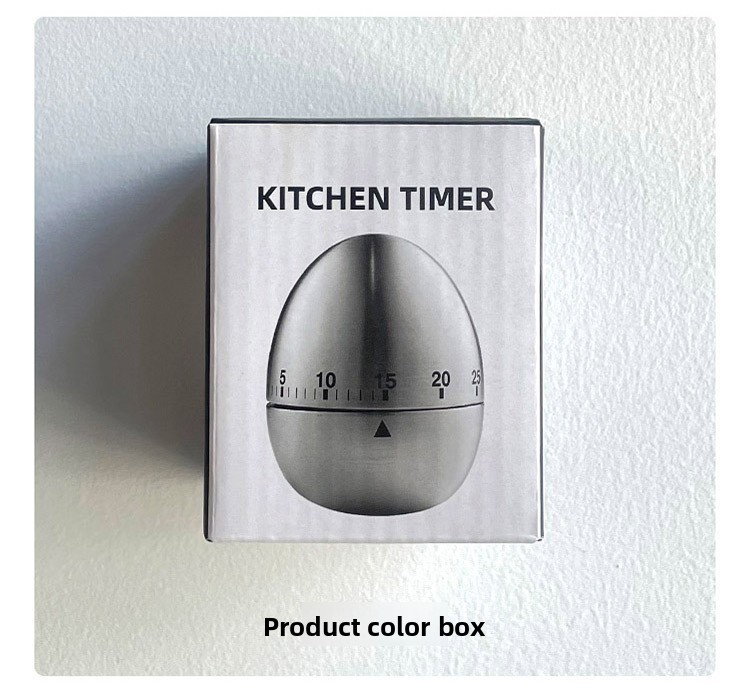 クリエイティブな卵型の機械式タイマー 60 分間の大音量アラ - Baking Kitchen Hourly のレビューと価格