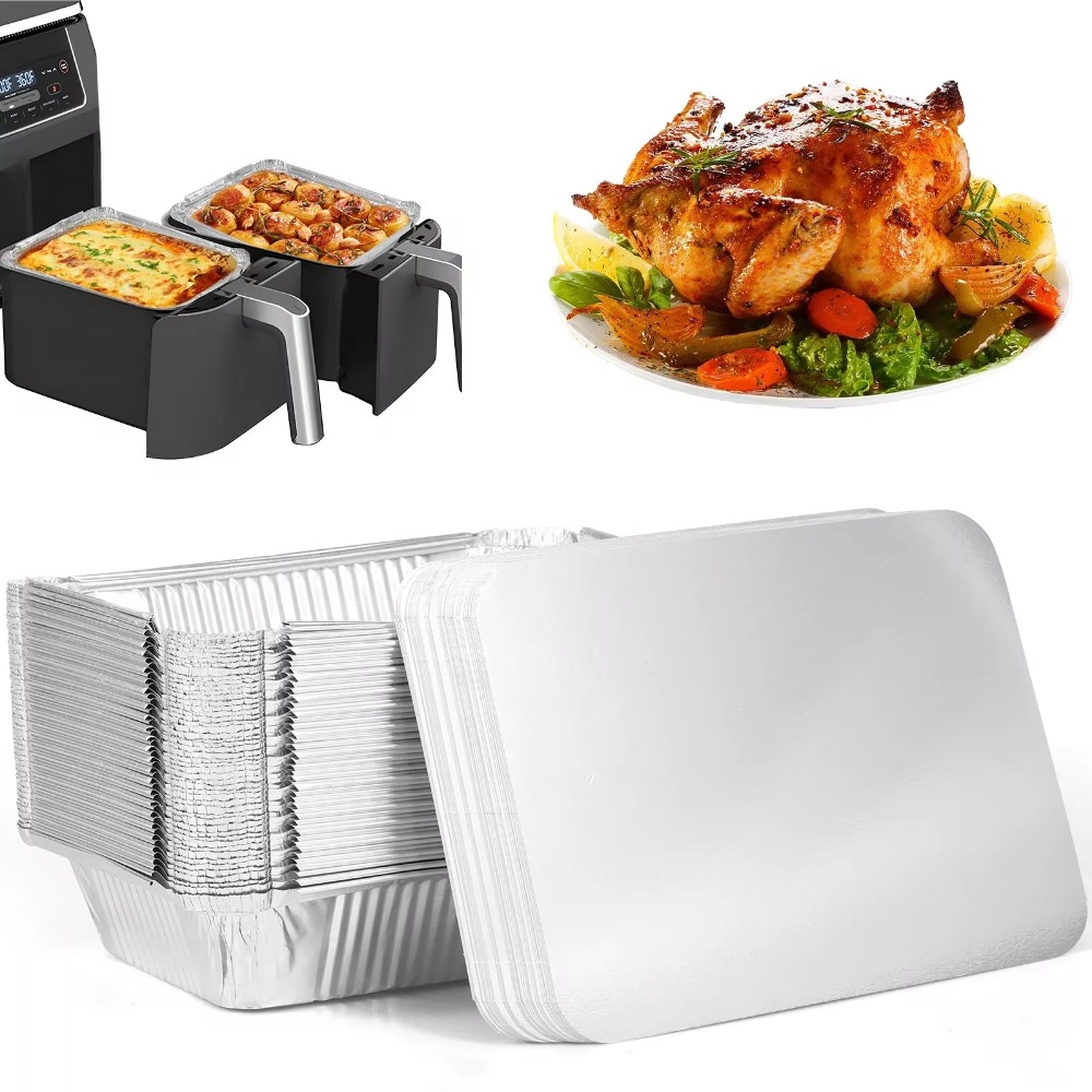 10 個使い捨てアルミ箔食品保存容器オーブンベーキングパン調 - Kitchen Baking Tray のレビューと価格