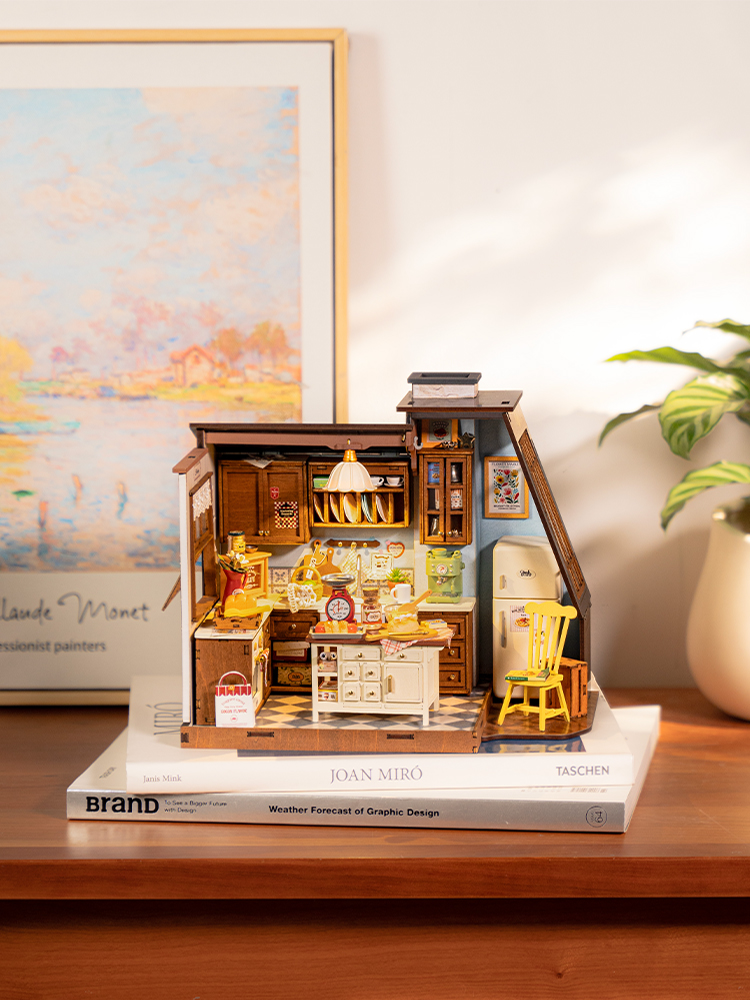 Robotime Rolife ベーキングキッチン 木製ドー - Baking Kitchen Dg172 のレビューと価格