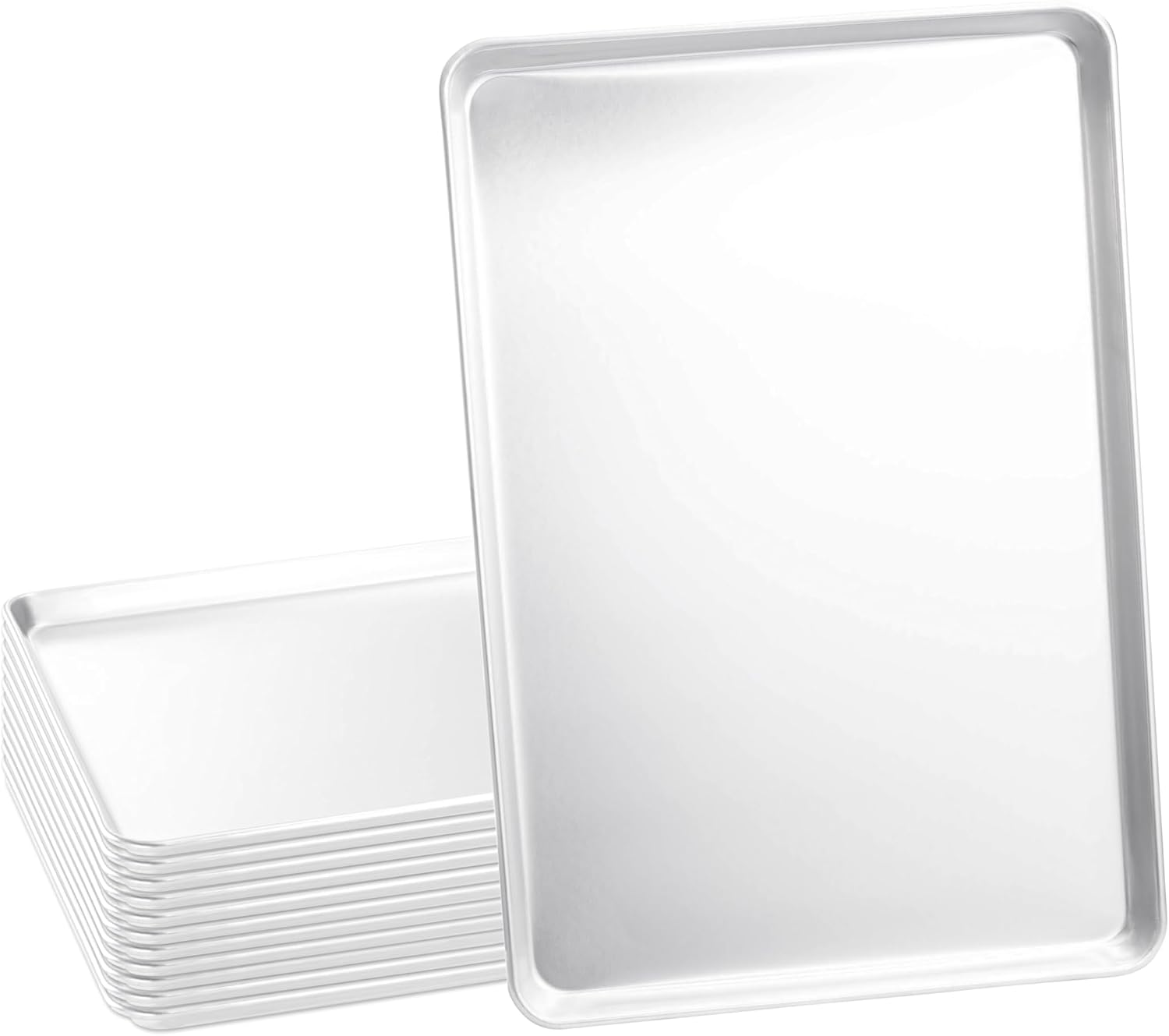 フルサイズ業務用アルミ製ベーキングシートパンセット、大型18 - Kitchen Baking Tray のレビューと価格