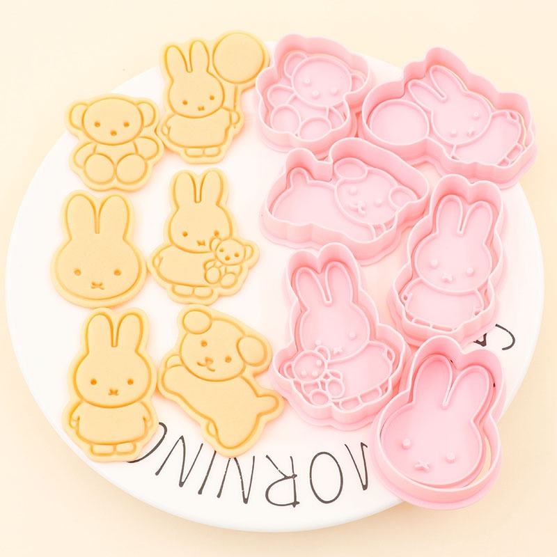 ミッフィーシリーズ漫画クッキー型かわいいDIYシミュレーショ - Kitchen Equipment For Baking のレビューと価格