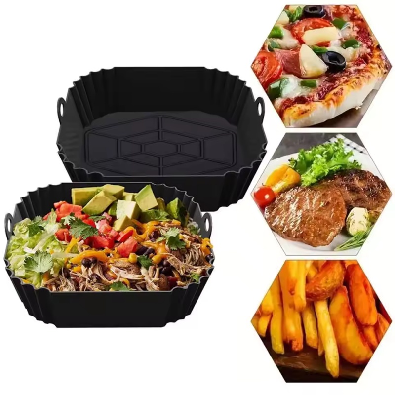 シリコン製エアフライヤーポットトレイ（ハンドル付き）1個、ス - Kitchen Baking Tray のレビューと価格