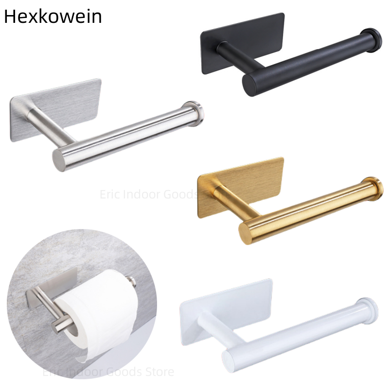 粘着トイレットペーパーホルダーオーガナイザーパンチフリーティ - Kitchen Baking Paper Holder のレビューと価格