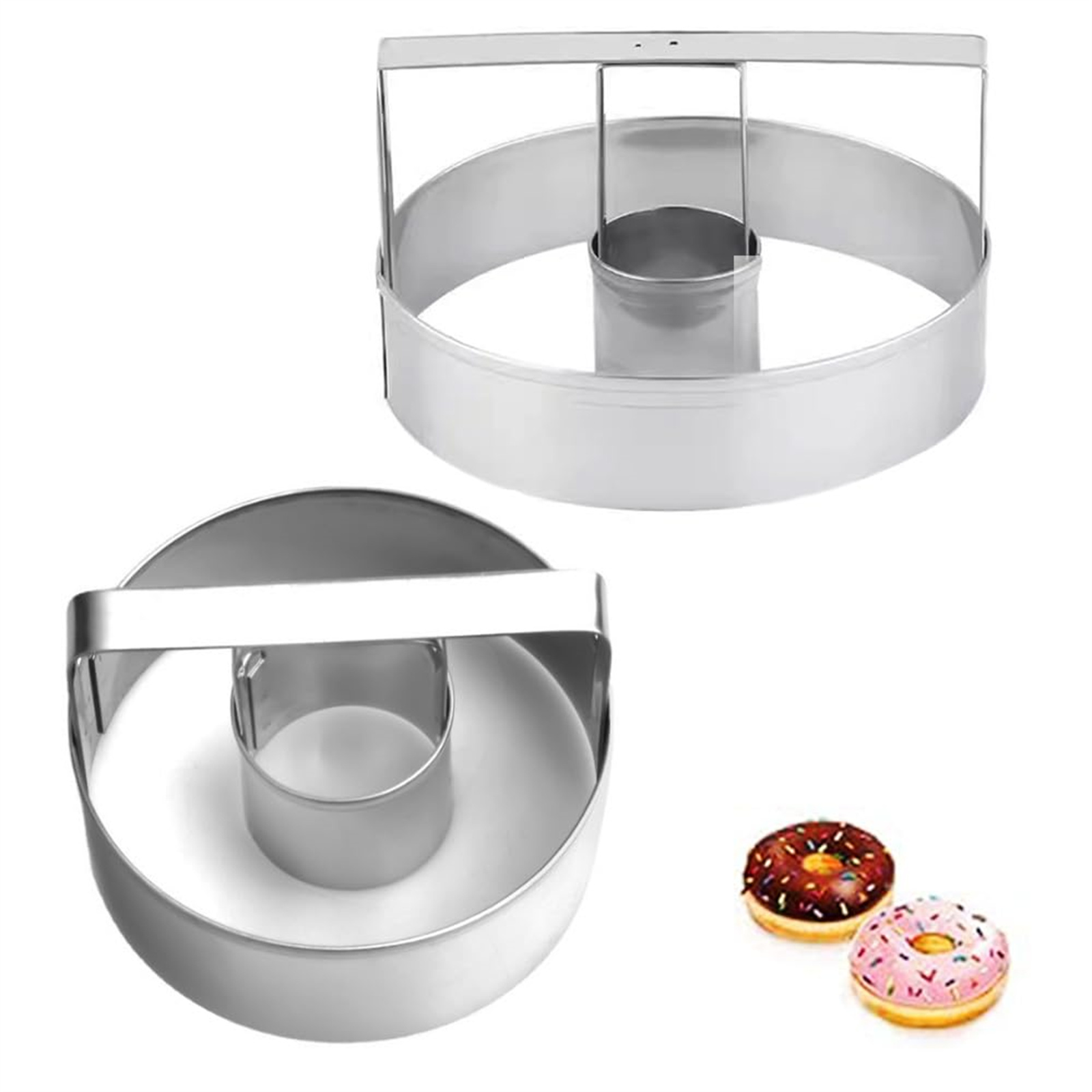 ステンレス鋼クッキーカッターキッチンベーキングラウンドドーナ - Kitchen Equipment For Baking のレビューと価格