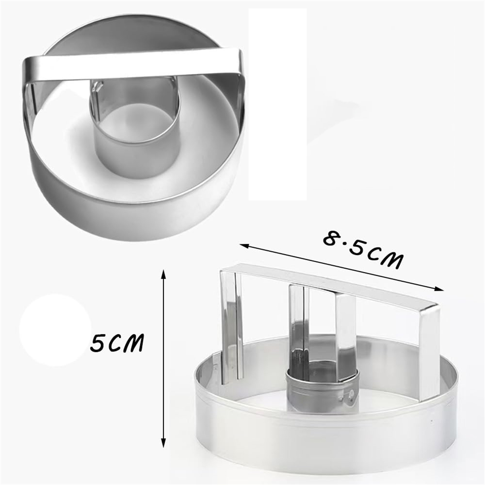 ステンレス鋼クッキーカッターキッチンベーキングラウンドドーナ - Kitchen Equipment For Baking のレビューと価格