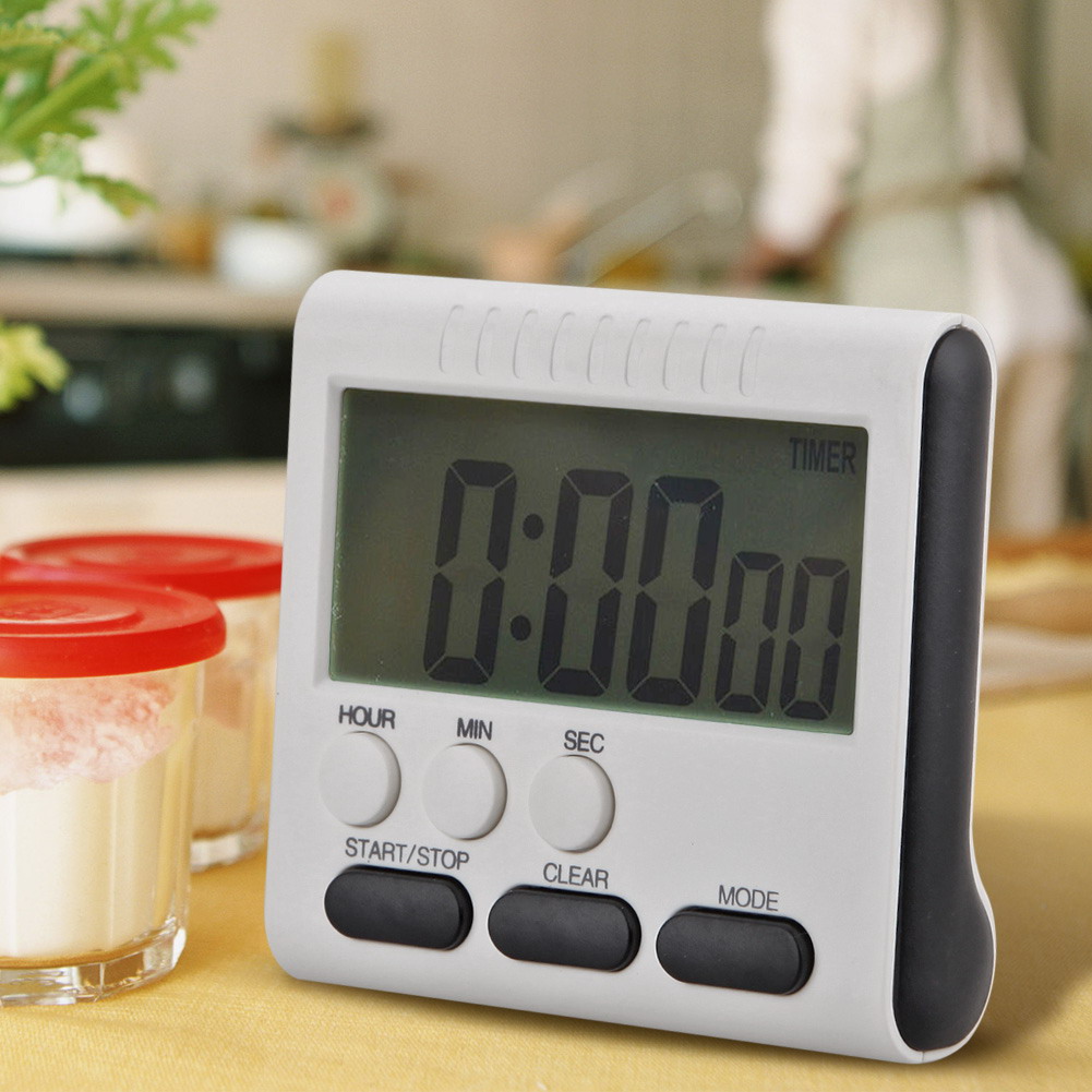 多機能キッチン電子時計 ポータブルベーキングタイマー LCD - Baking Kitchen Hourly のレビューと価格