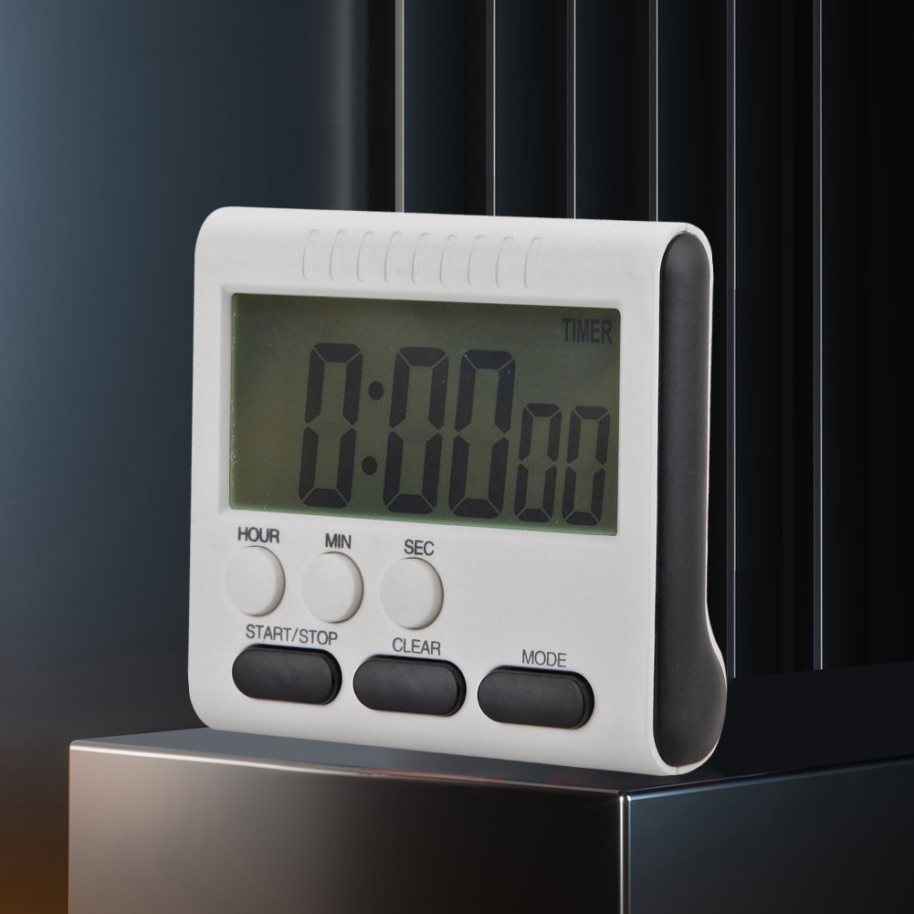 多機能キッチン電子時計 ポータブルベーキングタイマー LCD - Baking Kitchen Hourly のレビューと価格