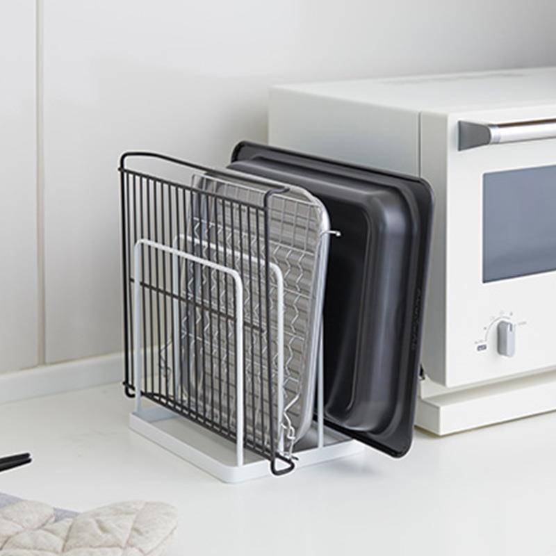 大型多機能和風キッチン収納ラック、ベーキングトレイ、まな板オ - Kitchen Cabinet Baking Organizer のレビューと価格