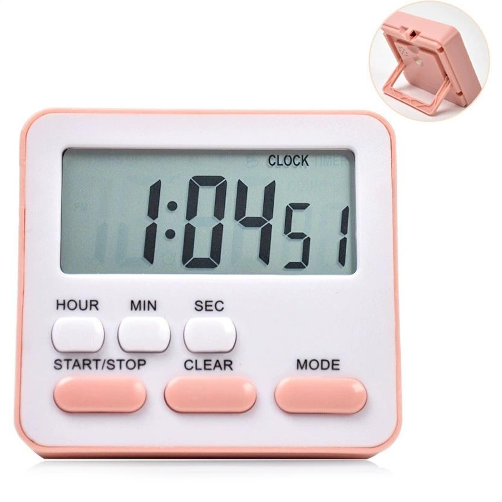 キッチンタイマー 小型デジタル時計 24時間アラーム機能付き - Baking Kitchen Hourly のレビューと価格