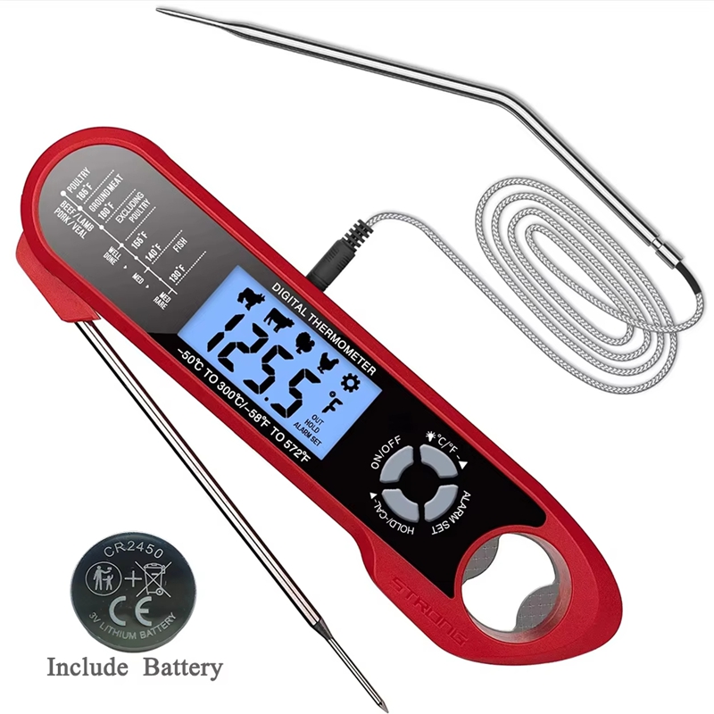 肉用温度計デュアルプローブデジタルキッチン調理用温度計肉食品 - Kitchen Equipment For Baking のレビューと価格