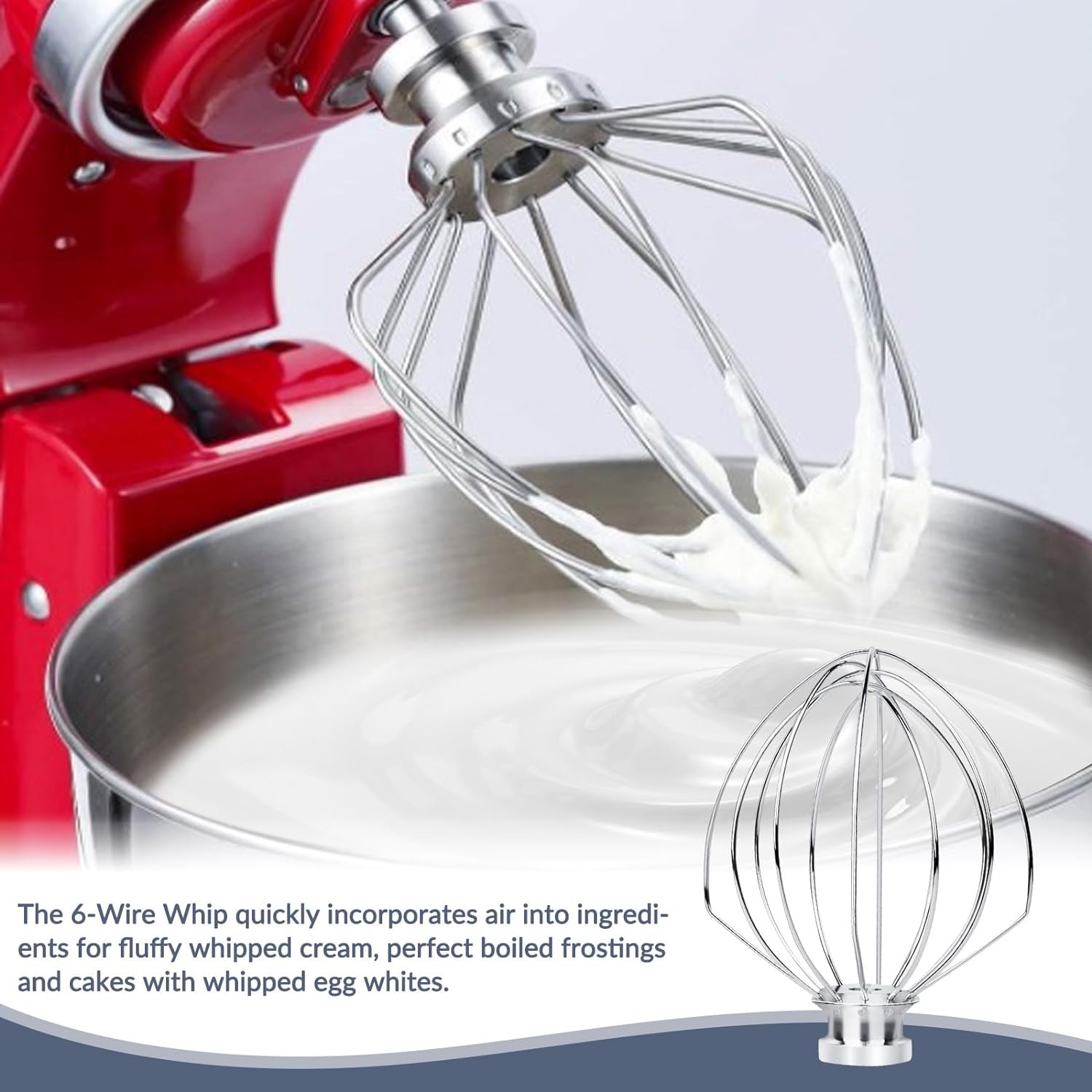 交換部品 K45WW ステンレススチール 6 線式泡立て器ア - Kitchenaid Baking Set のレビューと価格