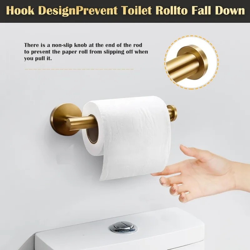 ステンレス製トイレットペーパーロールホルダー、丸型TPハンガ - Kitchen Baking Paper Holder のレビューと価格