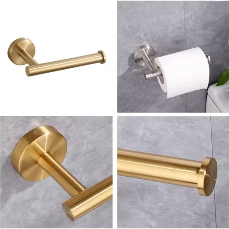ステンレス製トイレットペーパーロールホルダー、丸型TPハンガ - Kitchen Baking Paper Holder のレビューと価格