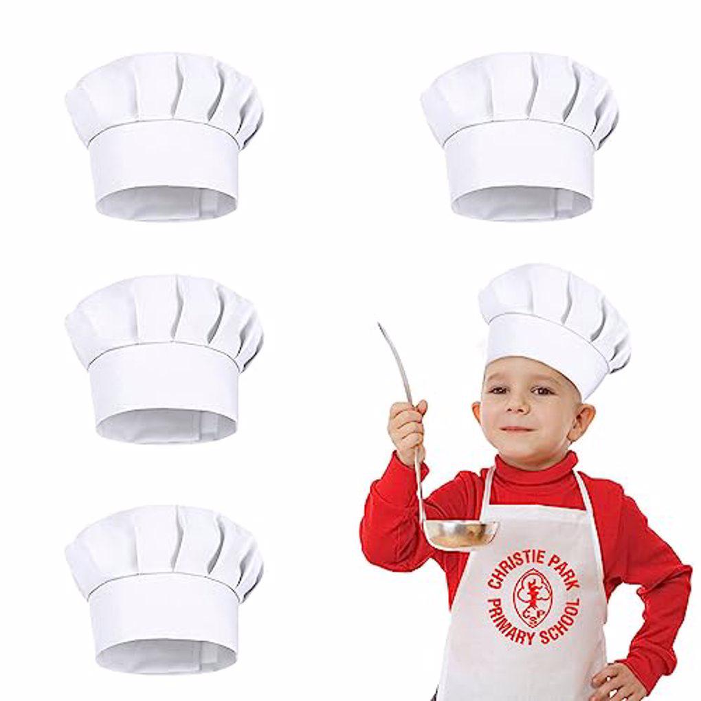 4個入り ホワイトパーティーキャップハット コスチューム キ - Kitchen Baker のレビューと価格