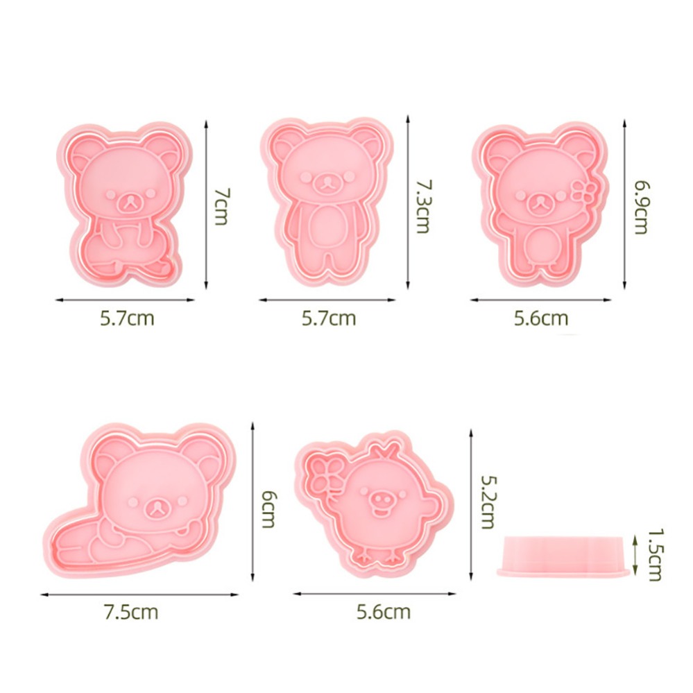 クッキーカッター漫画のクマのビスケット型スタンプキッチンベー - Kitchen Equipment For Baking のレビューと価格